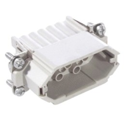 1 pcs - Epic Contact Heavy Duty Power Connector Insert, 10A, Female, H-D Series, 16 Contacts