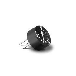 1 pcs : 93PR100LF - Trimmer Resistors - Through Hole 1/2inch 100 LEADFREE Thumbwheel