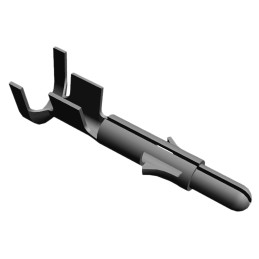 100 pcs - TE Connectivity Universal MATE-N-LOK Series Male Crimp Terminal, 18AWG Min, 14AWG Max