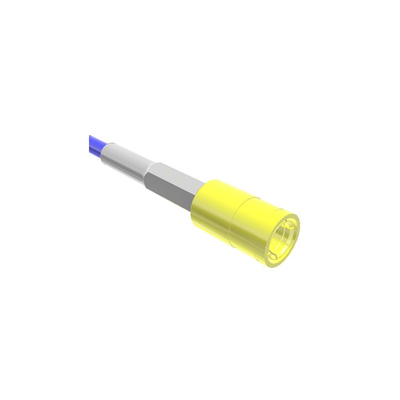 1 pcs - Samtec SMB7H Series, Plug Cable Mount SMB Connector, 75Ω, Crimp Termination, Straight Body