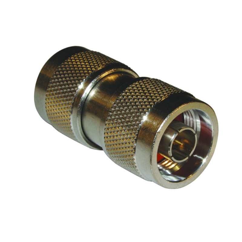 1 pcs - Amphenol RF, Plug Adapter N Connector, 50Ω, Crimp Termination, Straight Body