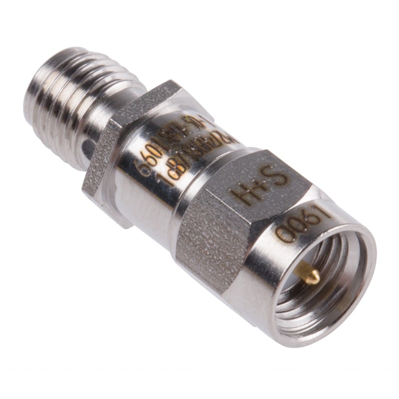 15 pcs - 50Ω RF Attenuator SMA Connector SMA Plug to Socket 1dB, Operating Frequency DC - 18GHz