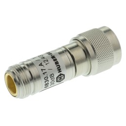 10 pcs - 50Ω RF Attenuator N Connector N Plug to N Socket 1 dB, 30 dB, Operating Frequency 12.4GHz