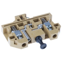 30 pcs - Weidmuller RSF2 Series Yellow DIN Rail Terminal Block, 6mm², Single-Level, Screw Termination