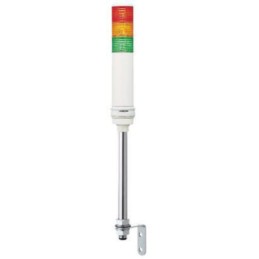 1 pcs - Schneider Electric Harmony XVC6 Series Red/Green/Amber Buzzer Signal Tower, 3 Lights, 24 V ac/dc, Tube Mount
