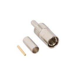 1 pcs : 903-600P-71S - RF Connectors / Coaxial Connectors MiniSMBStrtCrimpPlug for RG-179 75Ohm