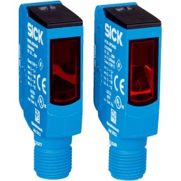 1 pcs - Sick Through Beam Photoelectric Sensor, Rectangular Sensor, 60 m Detection Range IO-LINK