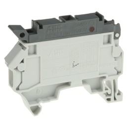 1 pcs - Entrelec SNK Series Grey Fused DIN Rail Terminal, 1.5mm², Screw Termination, Fused