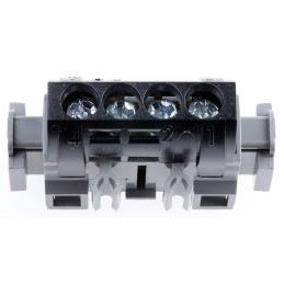 1 pcs - Legrand Distribution Block, 4 Way, 1.5 - 16mm², 80A, 400 V ac, Black