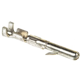 100 pcs - TE Connectivity Commercial MATE-N-LOK Series Male Crimp Terminal, Solder Termination, 22AWG Min, 18AWG Max