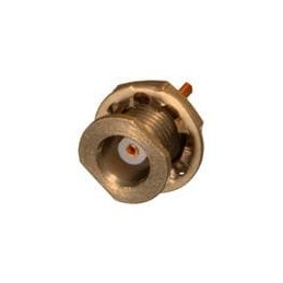 1 pcs : 133-3701-401 - RF Connectors / Coaxial Connectors FRT MT BLKHD JCK GLD