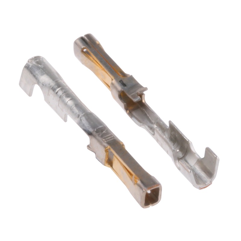 100 pcs - Molex SL Series Female Crimp Terminal, 30AWG Min, 24AWG Max