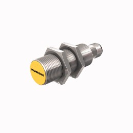 1 pcs - Turck Inductive Barrel-Style Proximity Sensor, M18 x 1, 10 mm Detection, PNP & NPN Output, 10 - 30 V dc, IP68