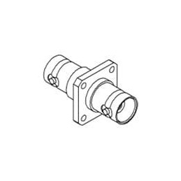 1 pcs : R141710000 - RF Adapters - In Series BNC / SQUARE FLANGE FEMALE-FEMALE ADAPTER