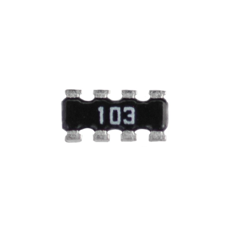 100 pcs - KOA, CNA 470Ω ±5% Isolated Resistor Array, 4 Resistors, 1206 (3216M), Convex