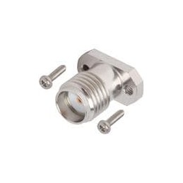 1 pcs : SF2921-61356-2S - RF Connectors / Coaxial Connectors SMA F Comp/Mnt Conn 2 Hole w Scrw