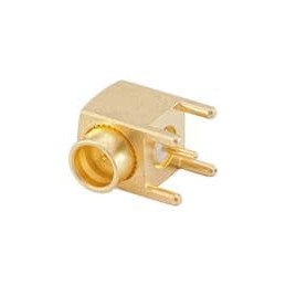1 pcs : 19S201-400L5 - RF Connectors / Coaxial Connectors SMP Right Angle Plug PCB