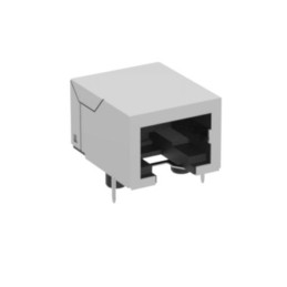 1 pcs - ERNI Female RJ Connector Module, Through Hole, Cat3, Cat4