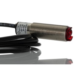 1 pcs - Sick Background Suppression Photoelectric Sensor, Cylindrical Sensor, 25 - 140 mm Detection Range