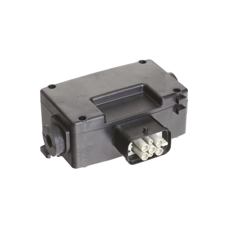 1 pcs - Harting, Han Power S IP65 Black Surface Mount 6P + E Industrial Power Socket, Rated At 10A, 600 V