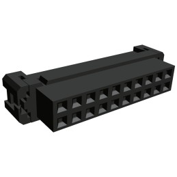 1 pcs - TE Connectivity 20-Way IDC Connector Socket for Cable Mount, 2-Row