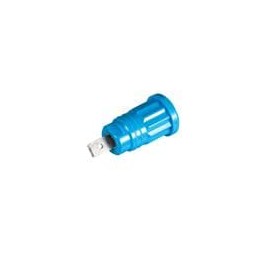 1 pcs : CT2915-6 - Test Plugs & Test Jacks 4mm SafetyJack,.188 Faston-PushIn, Blue