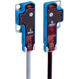 1 pcs - Sick Through Beam Photoelectric Sensor, Rectangular Sensor, 60 mm Detection Range