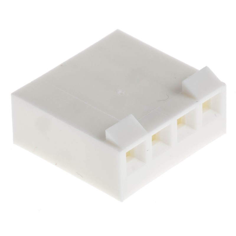 10 pcs - Molex, KK 396 Female Connector Housing, 3.96mm Pitch, 4 Way, 1 Row