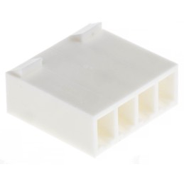 10 pcs - Molex, KK 396 Female Connector Housing, 3.96mm Pitch, 4 Way, 1 Row