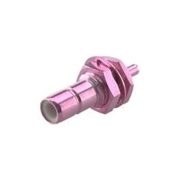 1 pcs : 22_SMB-50-0-3/111_NE - RF Connectors / Coaxial Connectors SMB straight bulkhead receptacle jack(f)