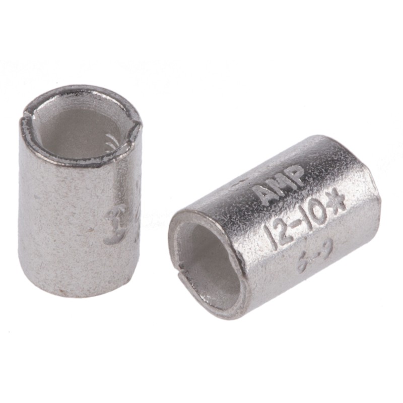 100 pcs - TE Connectivity, SOLISTRAND Parallel Splice Connector, Tin 12 - 10 AWG