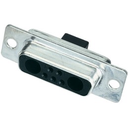 1 pcs - HARTING 15 (Signal), 2 (Power/Coax) Way Cable Mount D-sub Connector Socket