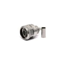 1 pcs : R161083137 - RF Connectors / Coaxial Connectors N / STRAIGHT PLUG FULL CRIMP-TYPE CABLE 5/50 D