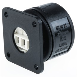 1 pcs - 3 Pole IP68 Rating Panel Mount Female IEC Connector Rated At 16A