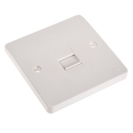 1 pcs - MK Electric Telephone Socket 1-way