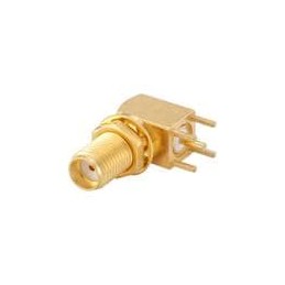 1 pcs : 32K246-400L5 - RF Connectors / Coaxial Connectors SMA Right Angle Jack PCB