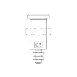 1 pcs : 72930-5 - Test Plugs & Test Jacks PANEL MT IEC 4MM(0.16IN)JACK FOR SHEATHED PLUG, HEX NUT, (GREEN)