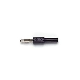 1 pcs : 72917-0 - Test Plugs & Test Jacks 4MM BANANA PLUG TO 2MM SHEATHED BANANA JACK ADAPTER, (BLACK)