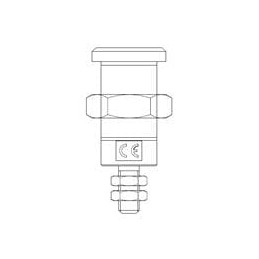 1 pcs : 72930-9 - Test Plugs & Test Jacks PANEL MT IEC 4MM(0.16IN)JACK FOR SHEATHED PLUG, HEX NUT, (WHITE)
