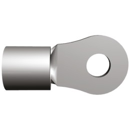 50 pcs - TE Connectivity, SOLISTRAND Uninsulated Ring Terminal, M2.5 (4) Stud Size, 2.6mm² to 6.6mm² Wire Size