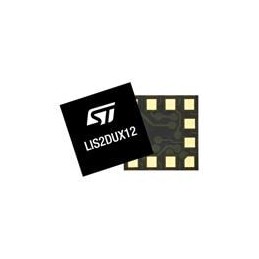 1 pcs : LIS2DUX12TR - Accelerometers Ultralow-power accelerometer with AI & anti-aliasing