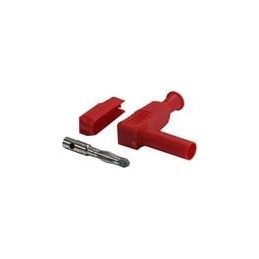 1 pcs : CT3203-2 - Test Plugs & Test Jacks DIY 4mm Shth RA Plug Red