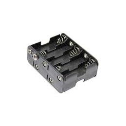 1 pcs : 12BH310B-GR - Cylindrical Battery Contacts, Clips, Holders & Springs 10 AA W/SNAPS