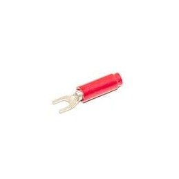 1 pcs : BU-00225-2 - Test Clips THREADED SPADE LUG,RED,BULK
