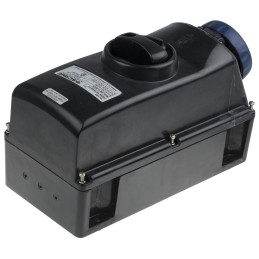 1 pcs - Scame IP66 Blue Surface Mount 2P + E Power Connector Socket ATEX, IECEx, Rated At 16A, 200 - 250 V