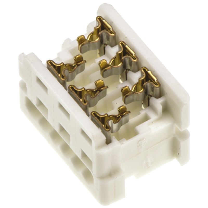 5 pcs - Molex 6-Way IDC Connector Socket for Cable Mount, 2-Row