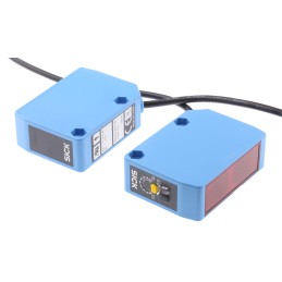 1 pcs - Sick Through Beam Photoelectric Sensor, Block Sensor, 50 m Detection Range