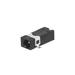 1 pcs : PJ-094H-SMT-TR - DC Power Connectors power jack, 0.65 x 2.75 mm, horizontal, SMT, high current, 1 switch, w/ shielding, 