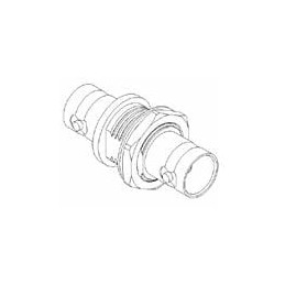 1 pcs : R142720700W - RF Adapters - In Series BNC 75 HDTV / BULKHEAD FEMALE-FEMALE ADAPTER