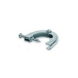 1 pcs : BU-58 - Test Clips Ground Clamp, Steel, fits up to 1.375' pipe, side screw